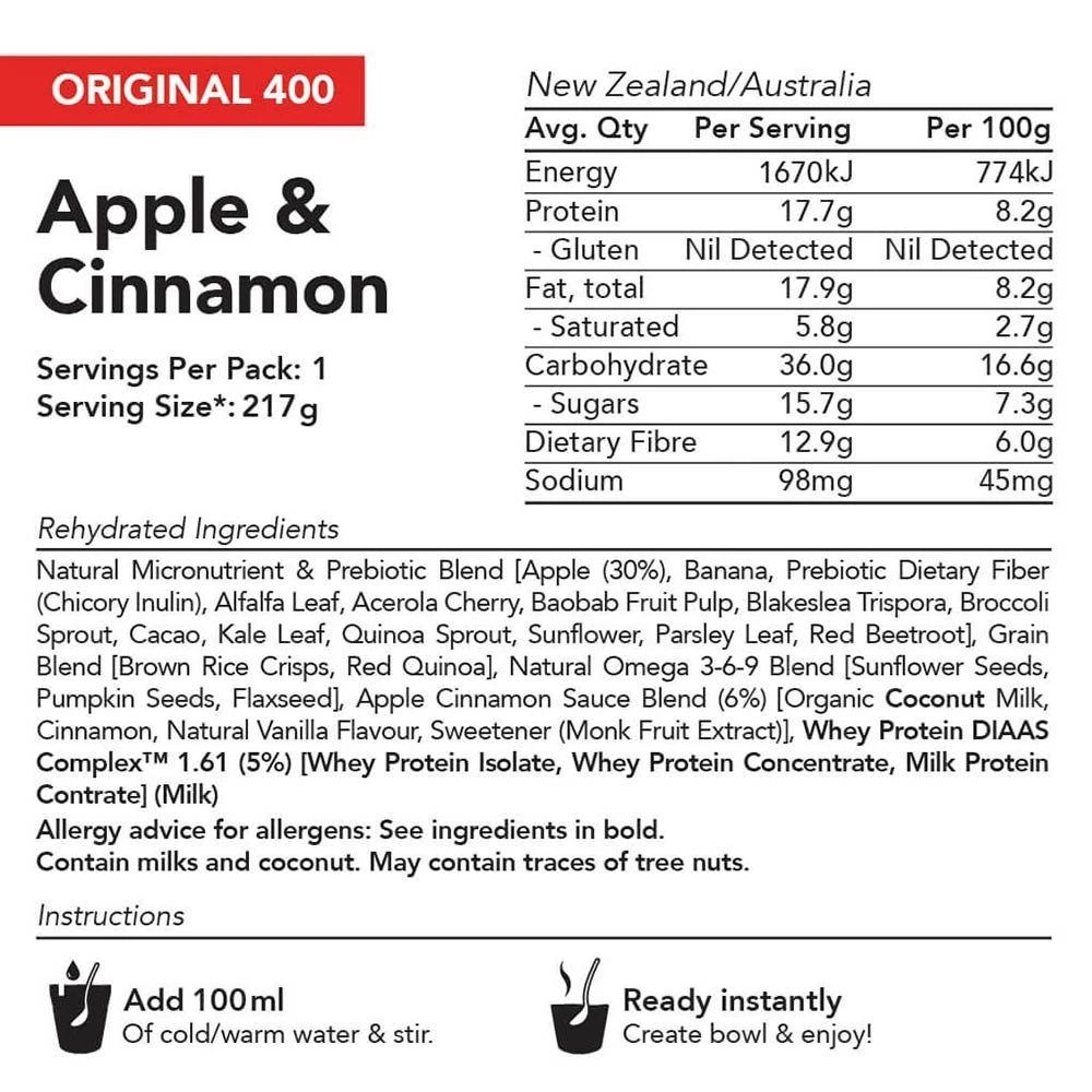 Apple & Cinnamon Breakfast − ORIGINAL 400 V8.0 4 Apple & Cinnamon Breakfast − ORIGINAL 400 V8.0 - Image 2