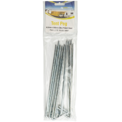 Steel Tent Pegs 6.3mm 10 Pack -Snowys Shop 1265885 steel tent pegs 63mm 10 pack