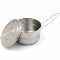 Stainless Steel Mess Pot 1.5L -Snowys Shop 1266511 15l ss mess kit