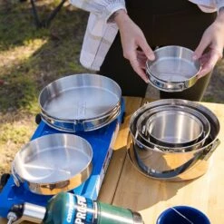 Stainless Steel Pot 6−Piece Set -Snowys Shop 1266546 6 piece ss pot set