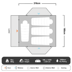 Panther 2000 Hard Shell Rooftop Tent -Snowys Shop 1266832
