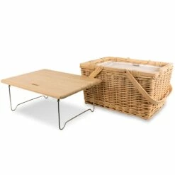 Avanti 4 Person Pine Wood Top Insulated Basket
