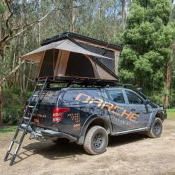 Ridgeback HighRize 1550 Hard Shell Rooftop Tent -Snowys Shop 1268600 ridgeback highrize 1550 roof top tent