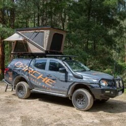 Ridgeback HighRize 1550 Hard Shell Rooftop Tent -Snowys Shop 1268601 ridgeback highrize 1550 roof top tent