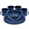 Enamel Dinner Set − 12 Piece -Snowys Shop 1268703 enamel dinner set 12 piece