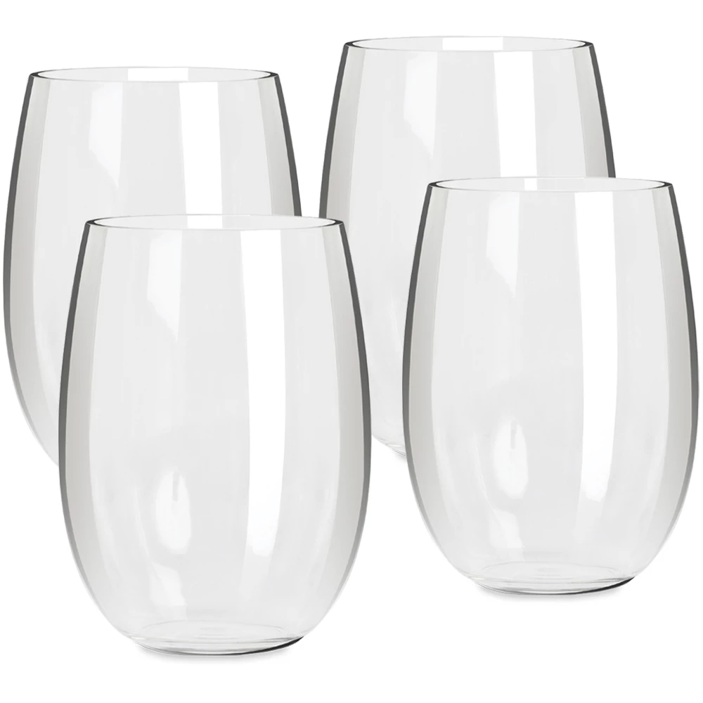 Tritan Stemless Wine Glass 443ml 4Pk 3 Tritan Stemless Wine Glass 443ml 4Pk