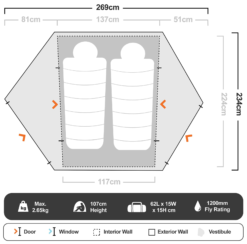 Marmot Tungsten 2−Person Tent 17 Marmot Tungsten 2−Person Tent -Snowys Shop 1273868