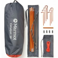 Marmot Catalyst 3−Person Tent -Snowys Shop 1274239 catalyst 3 person tent red sun cascade blue