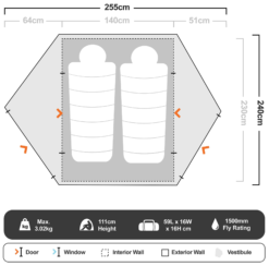 Marmot Catalyst 2−Person Tent 15 Marmot Catalyst 2−Person Tent -Snowys Shop 1274367