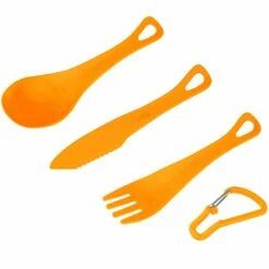 Sea To Summit Delta Cutlery Set -Snowys Shop 1274580 delta cutlery set orange