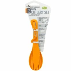 Sea To Summit Delta Cutlery Set -Snowys Shop 1274584 delta cutlery set orange