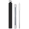 Avanti Telescopic Straw With Silicone Tip -Snowys Shop 1275194 telescopic straw with silicone tip black